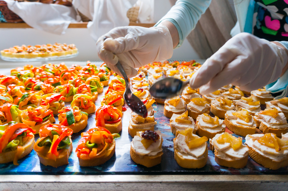 Caterer Preparing Appetizers - Catering in Washington D.C.