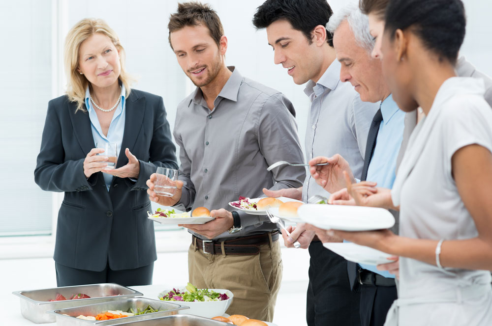 Group Of People Enjoying Catered Meal - Catering in Washington D.C.